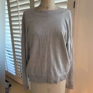 Gray Women's Twist back Sweatshirt